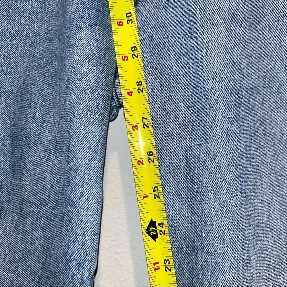 Vintage 90s Express Women’s Blue Jeans - High Rise, Slim Fit, Tapered Leg - Picture 9 of 9